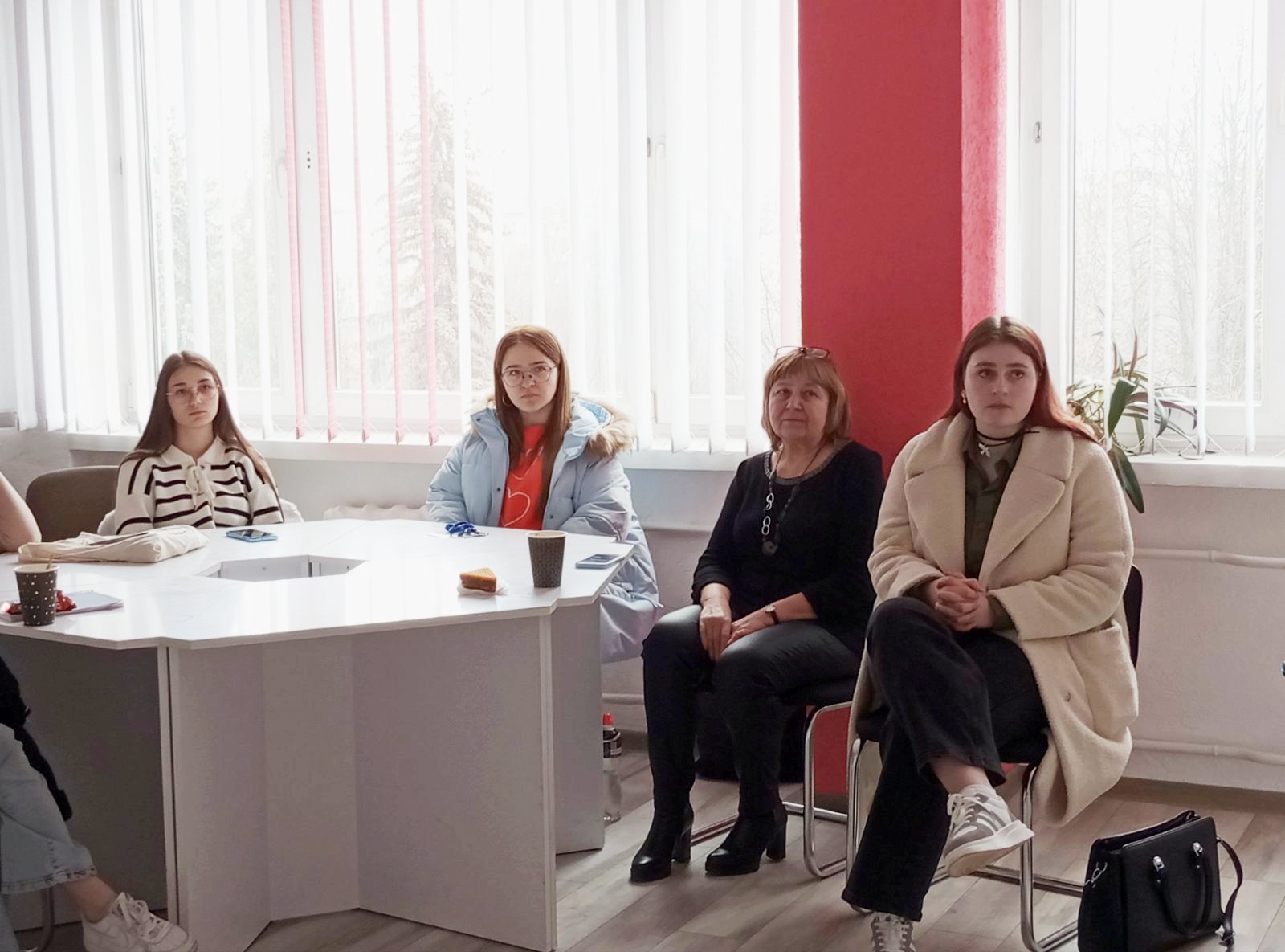 До перегляду кінострічки долучилася декан факультету Вільчинська Тетяна Пилипівна